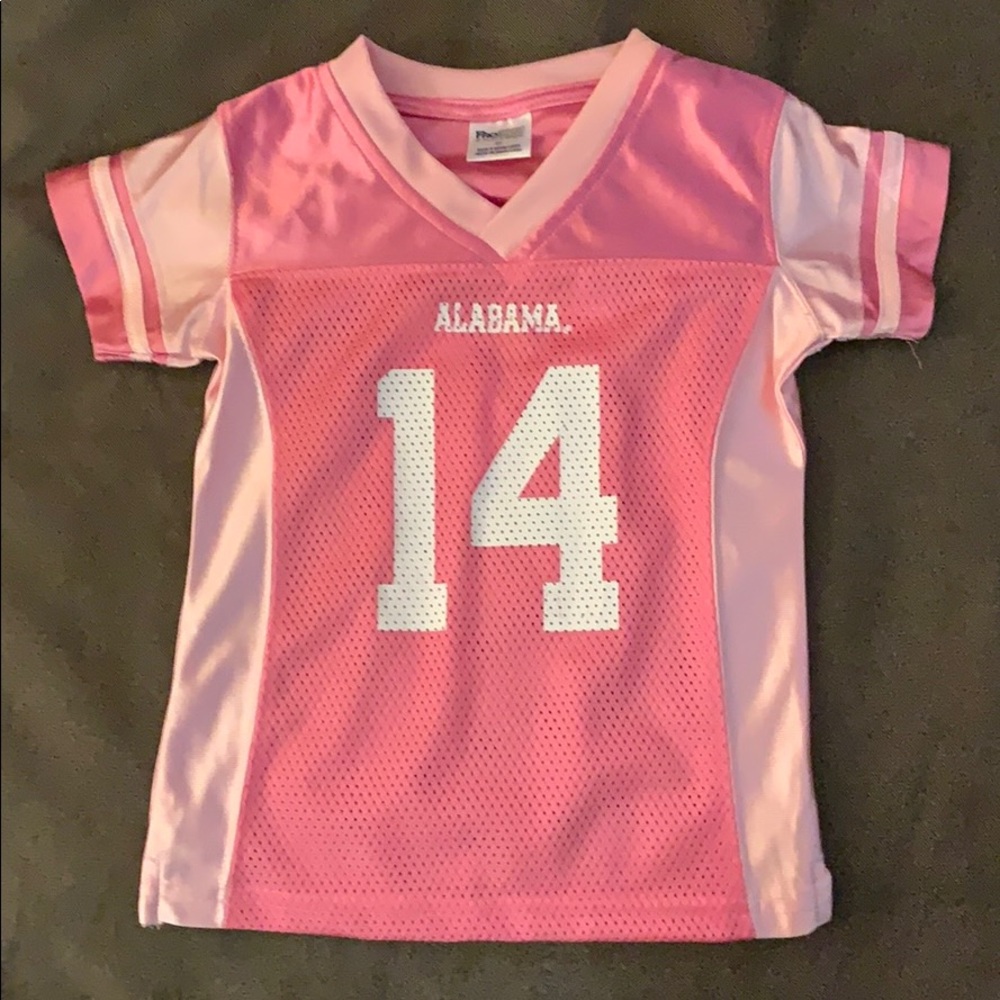 Alabama Pink Football Jersey sz 3t
